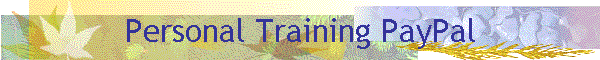 Personal Training PayPal
